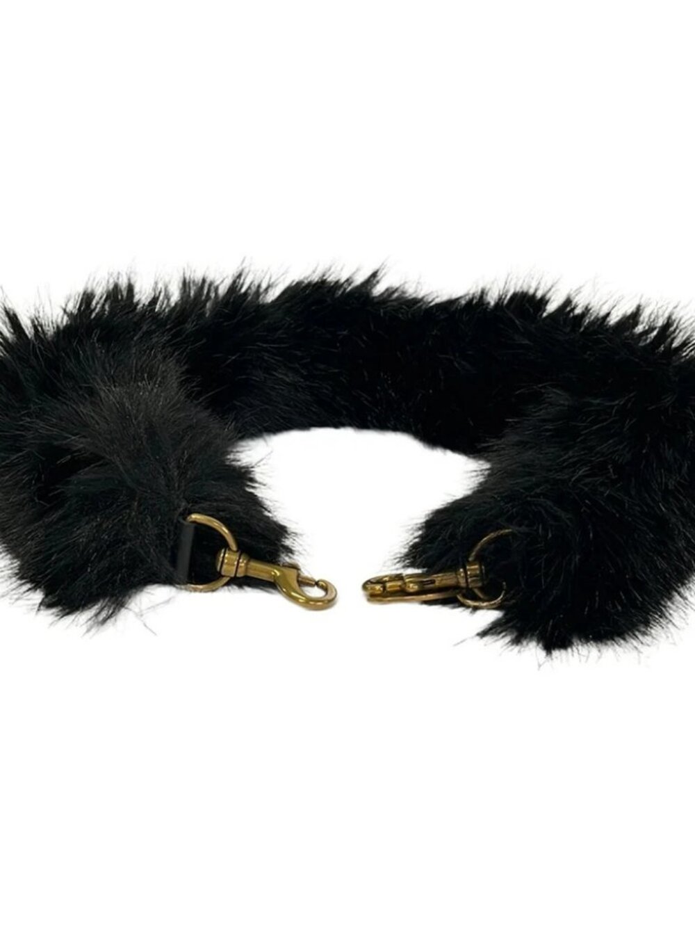 BALENCIAGA Black Gold Fur Leather Hardware 17
